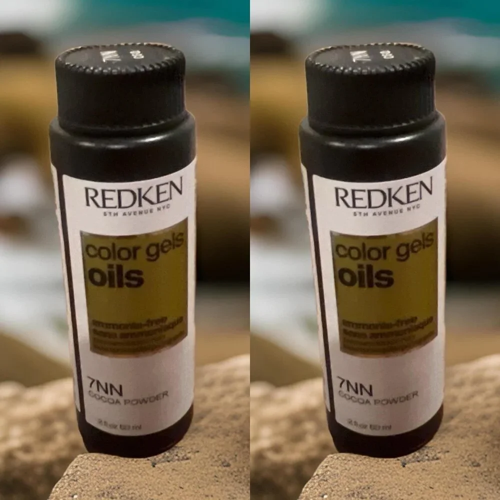 Redken Color Gels Oils Permanent Liquid Hair Color 2 oz _Cocoa Powder 7NN_2 unit
